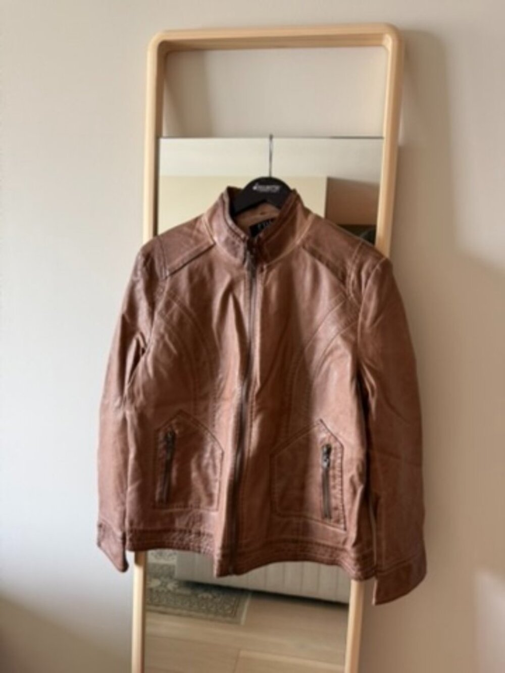Women's FDJ Faux Leather Jacket (Size L)